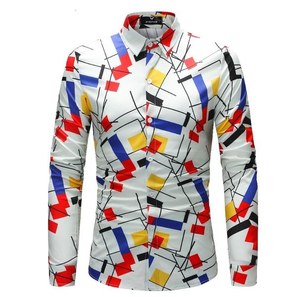 men's casual shirts fashion geometric patter 3d printed floral shirt turn-down collar slim fit mens long sleeve plus size 4xl, White;black
men's casual shirts fashion geometric patter 3d printed floral shirt turn-down collar slim fit mens long sleeve plus size 4xl, White;black