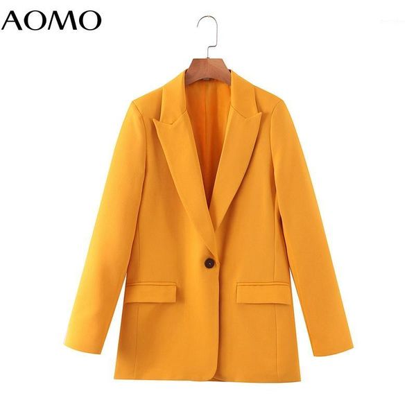 women's suits & blazers aomo women orange suit blazer female long sleeve elegant jacket business formal sl514a1, White;black
women's suits & blazers aomo women orange suit blazer female long sleeve elegant jacket business formal sl514a1, White;black