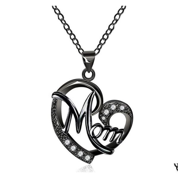 european and american women necklace (including chain)mom color heart set diamond wish style mother's day sqcdir homes2007, Silver
european and american women necklace (including chain)mom color heart set diamond wish style mother's day sqcdir homes2007, Silver
