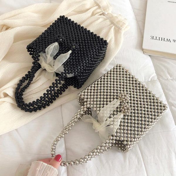 women 2020 new wave korean joker pearl string woven texture fashion handbag fairy bag
women 2020 new wave korean joker pearl string woven texture fashion handbag fairy bag