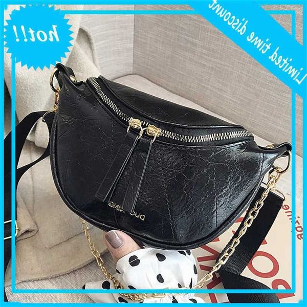 autumn winter 2019 new single shoulder messenger waist and women's bag chain versatile fashion dumplings
autumn winter 2019 new single shoulder messenger waist and women's bag chain versatile fashion dumplings