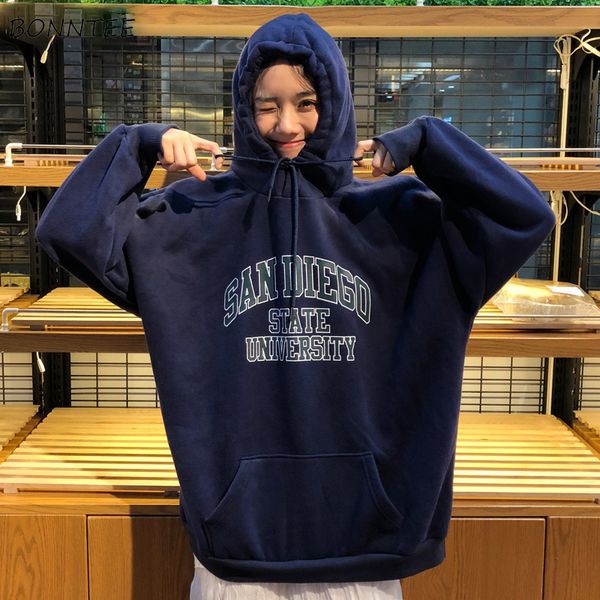 hoodies women hooded warm thicker plus velvet letter printed loose long sleeve womens hoodie korean style harajuku chic leisure, Black
hoodies women hooded warm thicker plus velvet letter printed loose long sleeve womens hoodie korean style harajuku chic leisure, Black