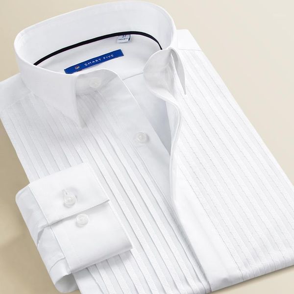 smart five brand cotton formal white shirts men long sleeve 2020 dress shirts men hight quality tudedo dress for1, White;black
smart five brand cotton formal white shirts men long sleeve 2020 dress shirts men hight quality tudedo dress for1, White;black