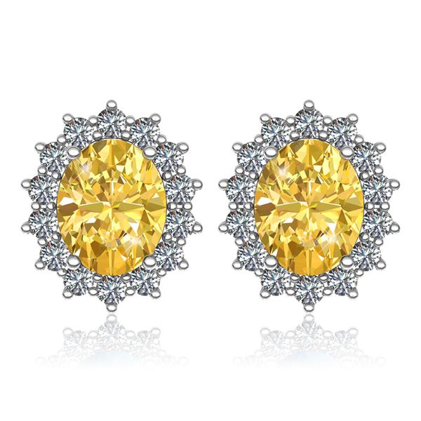 yellow citrine sterling silver stud earrings women fine jewellery with diamonds oval shape boho wedding brincos direct selling, Black
yellow citrine sterling silver stud earrings women fine jewellery with diamonds oval shape boho wedding brincos direct selling, Black