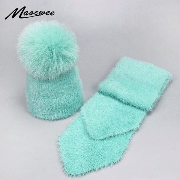 2 pieces set new winter fox pompom rabbit fur hat and scarf for women girl cotton female winter knitted hat casual solid color 201021, Blue;gray
2 pieces set new winter fox pompom rabbit fur hat and scarf for women girl cotton female winter knitted hat casual solid color 201021, Blue;gray