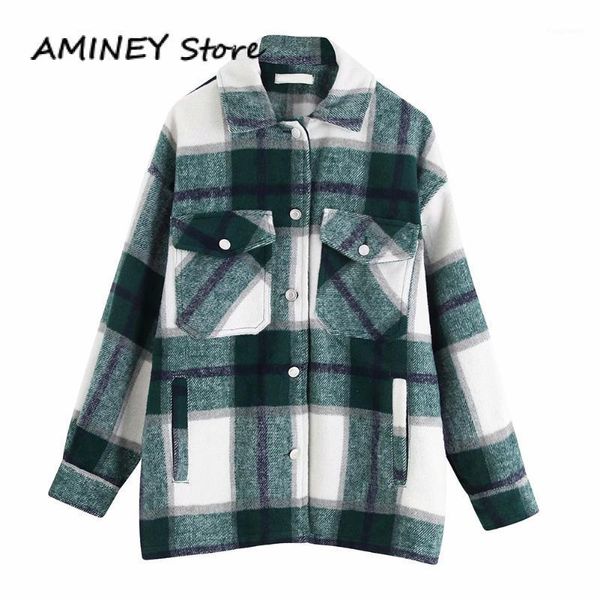women plaid jacket hoddies checkered printed fashion oversized jacket coat vintage long sleeve pocket female outerwear chic 1, Black;brown 
women plaid jacket hoddies checkered printed fashion oversized jacket coat vintage long sleeve pocket female outerwear chic 1, Black;brown