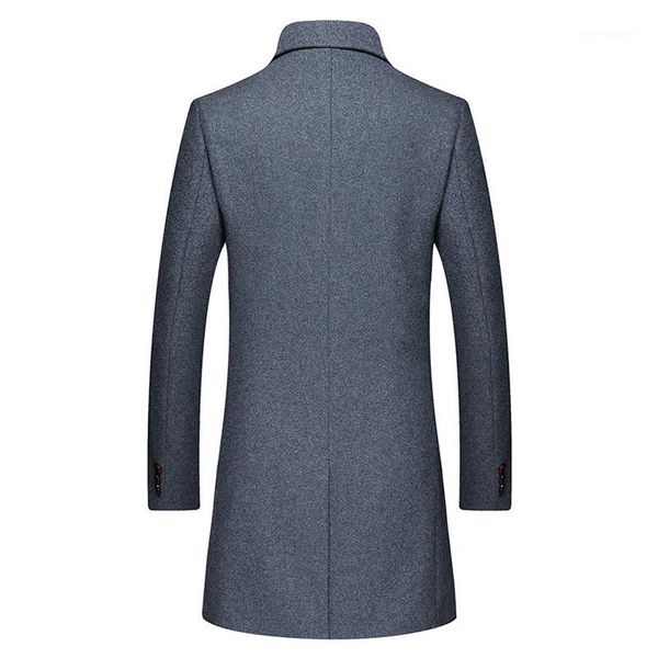 men's wool & blends 2021 autumn winter men's coat classic style business fashion slim fit thick long jacket male brand red wine ov, Black
men's wool & blends 2021 autumn winter men's coat classic style business fashion slim fit thick long jacket male brand red wine ov, Black