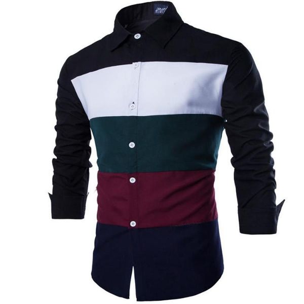 men's casual shirts men shirt 2021 fashion brand multi-colored clothes male long-sleeved camisa masculina slim opj 30, White;black
men's casual shirts men shirt 2021 fashion brand multi-colored clothes male long-sleeved camisa masculina slim opj 30, White;black