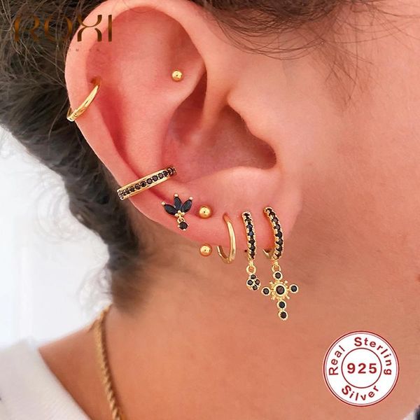 hoop & huggie roxi fashion black zircon crystals drop cross earrings for women wedding banquet cartilage earring silver 925 fine jewelry, Golden;silver
hoop & huggie roxi fashion black zircon crystals drop cross earrings for women wedding banquet cartilage earring silver 925 fine jewelry, Golden;silver