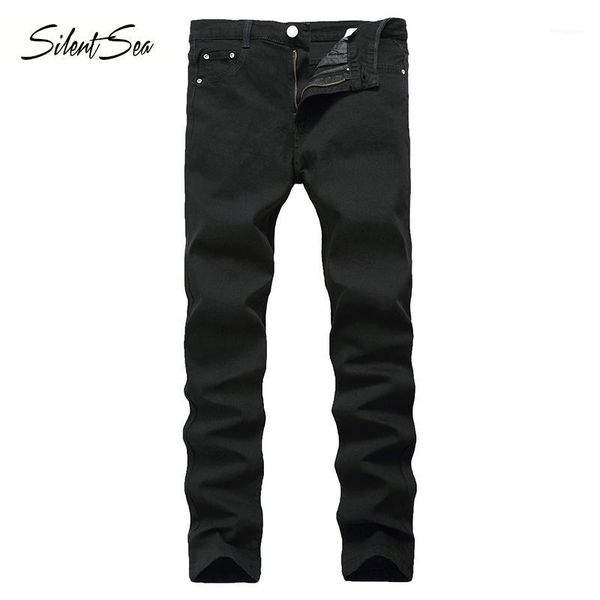 silentsea designer men jeans slim fit denim zipper pants classical simple jeans homme cotton brand men1, Blue
silentsea designer men jeans slim fit denim zipper pants classical simple jeans homme cotton brand men1, Blue