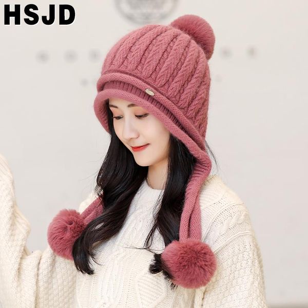 beanie/skull caps cute 3 hair ball winter hat for women knitted beanies hats thick warm beanie skullies female knit stripe bonnet, Blue;gray
beanie/skull caps cute 3 hair ball winter hat for women knitted beanies hats thick warm beanie skullies female knit stripe bonnet, Blue;gray