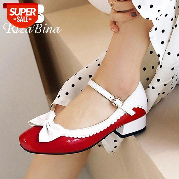 rizabina plus size 32-43 women pumps mix color bow tie buckle thick heel shoes women sweet fashion party shoes ladies footwear #jl3k
rizabina plus size 32-43 women pumps mix color bow tie buckle thick heel shoes women sweet fashion party shoes ladies footwear #jl3k