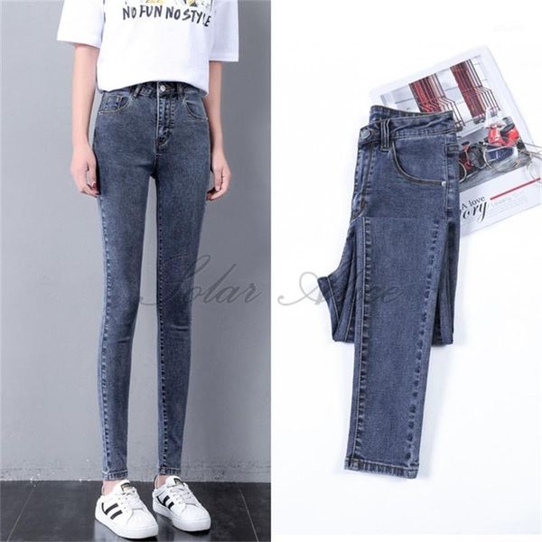 women's spring/summer 2020 new ankle length feet jeans high waist stretch slim pencil pants multicolor1, Blue
women's spring/summer 2020 new ankle length feet jeans high waist stretch slim pencil pants multicolor1, Blue