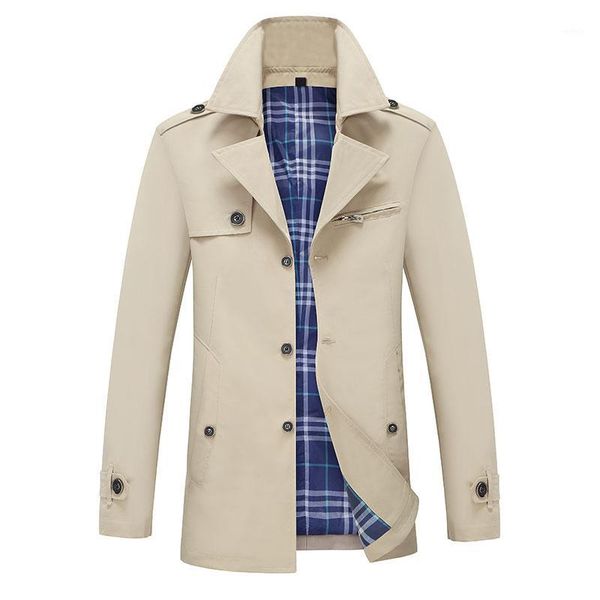 men's autumn windbreaker men's long leisure trench solid color overcoat1, Tan;black
men's autumn windbreaker men's long leisure trench solid color overcoat1, Tan;black