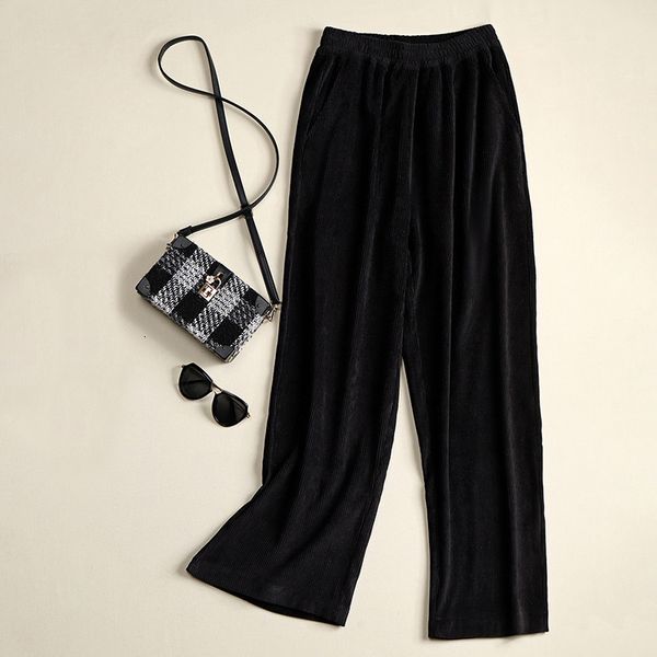 2021 new autumn high waist solid corduroy material straight pant vintage loose wide leg pants women casual long trousers a5cm, Black;white
2021 new autumn high waist solid corduroy material straight pant vintage loose wide leg pants women casual long trousers a5cm, Black;white