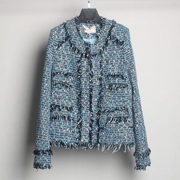 autumn women's new fashion brand jacket ladies small elegant stitching plaid tweed woolen coat outwear blazer wq646, Black
autumn women's new fashion brand jacket ladies small elegant stitching plaid tweed woolen coat outwear blazer wq646, Black