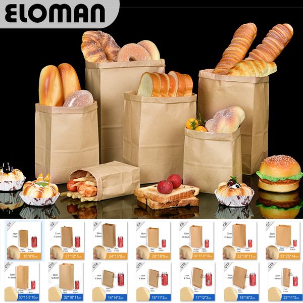 50pcs takeaway kraft bag oil proof food vegetables bread brown paper party shopping picnic gift environmentally bags q1218
50pcs takeaway kraft bag oil proof food vegetables bread brown paper party shopping picnic gift environmentally bags q1218