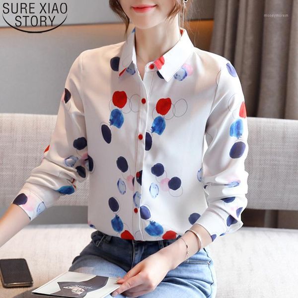 women's blouses & shirts ladies dot print blouse office lady 2021 women long sleeve chiffon autumn button cardigan plus size 108941, White
women's blouses & shirts ladies dot print blouse office lady 2021 women long sleeve chiffon autumn button cardigan plus size 108941, White