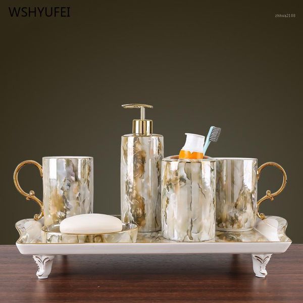creative luxury marble wash toiletries bathroom wash set ceramic bathroom supplies soap bottle soap dish toothbrush holder cup1
creative luxury marble wash toiletries bathroom wash set ceramic bathroom supplies soap bottle soap dish toothbrush holder cup1