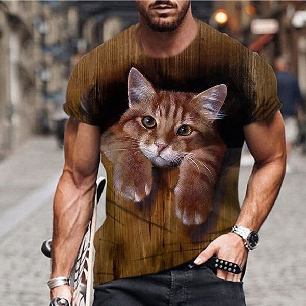 men's t shirt 3d print cat graphic prints crew neck street daily print short sleeve casual designer big and tall sports brown b9v7#, White;black
men's t shirt 3d print cat graphic prints crew neck street daily print short sleeve casual designer big and tall sports brown b9v7#, White;black