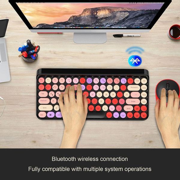 2.4g wireless bluetooth keyboard mouse set retro round keycap 3 adjustable dpi mouse for smart phone tablets lipstick keyboard1
2.4g wireless bluetooth keyboard mouse set retro round keycap 3 adjustable dpi mouse for smart phone tablets lipstick keyboard1