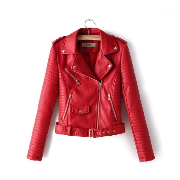 women faux leather jacket autumn short coats spring female clothes s- belt zipper pocket epaulette 3color drop shipping1, Black
women faux leather jacket autumn short coats spring female clothes s- belt zipper pocket epaulette 3color drop shipping1, Black