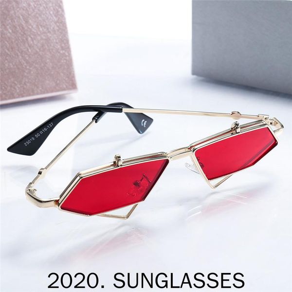 sunglasses vintage gradient women retro steampunk flip up sun glasses men triangle sunglass shades for fml, White;black
sunglasses vintage gradient women retro steampunk flip up sun glasses men triangle sunglass shades for fml, White;black