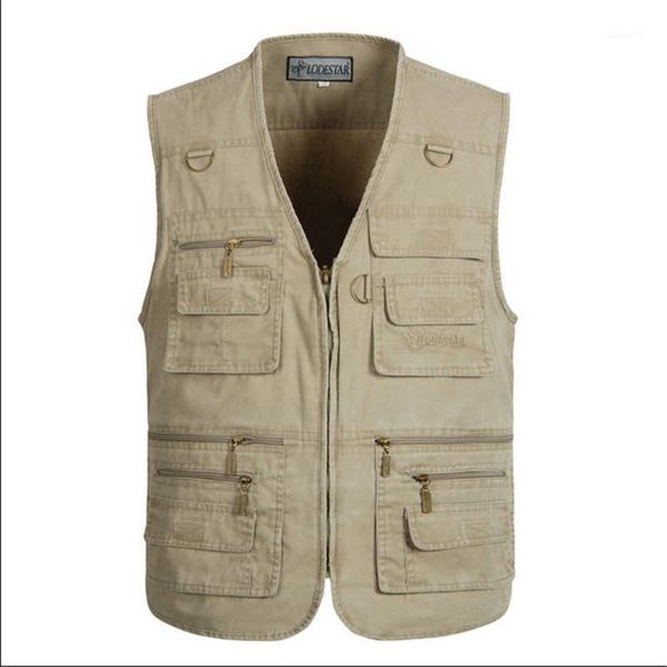wholesale- xl-5xl male casual vests men cargo vest mens multi pocket pgraphers sleeveless jacket plus size summer vests a8031, Black;white
wholesale- xl-5xl male casual vests men cargo vest mens multi pocket pgraphers sleeveless jacket plus size summer vests a8031, Black;white