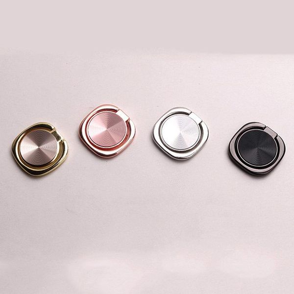 luxury 360 degree universal phone metal finger ring holder for iphone samsung xiaomi mobile phone finger stand mount support wmtxej