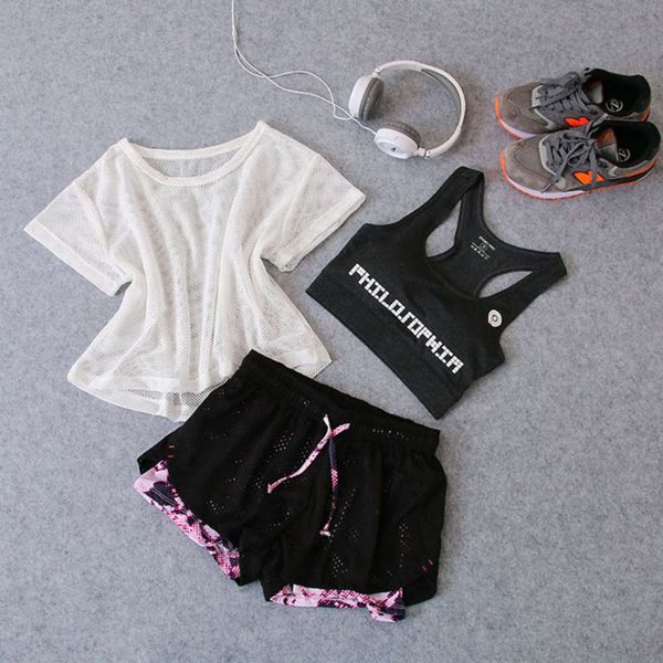 2020 summer new yoga two or three piece suit women's gym sports leisure running loose shorts short sve, Gray
2020 summer new yoga two or three piece suit women's gym sports leisure running loose shorts short sve, Gray