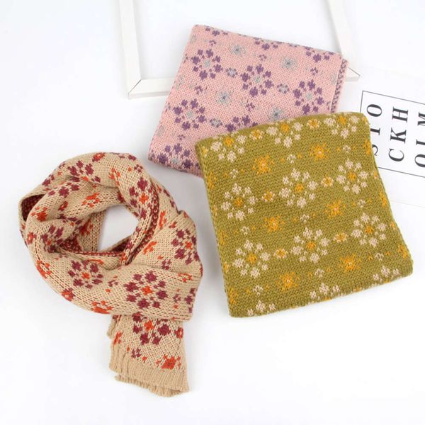 floral woolen new children's 2020 scarf winter boys and girls personalized warm knitting jacquard neck afmw, Red;brown
floral woolen new children's 2020 scarf winter boys and girls personalized warm knitting jacquard neck afmw, Red;brown