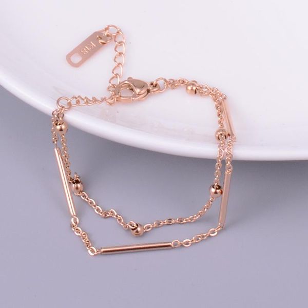 charm bracelets titanium steel 2 layered bracelet for women bedas with tube hand chain accessories jewelry, Golden;silver
charm bracelets titanium steel 2 layered bracelet for women bedas with tube hand chain accessories jewelry, Golden;silver