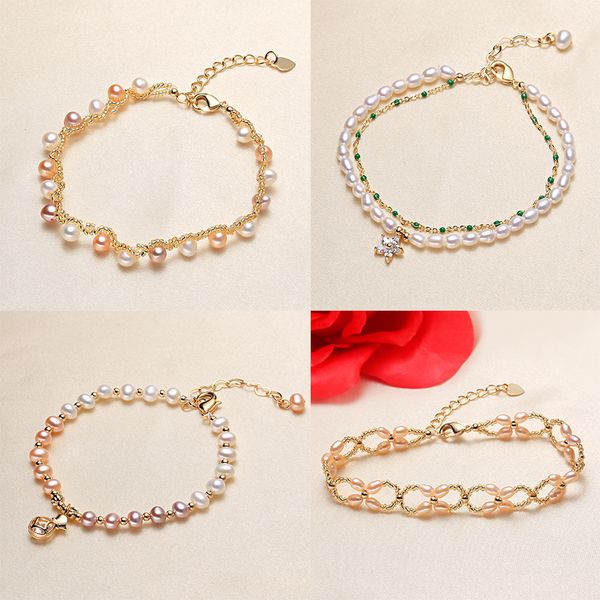 aiyanishi fashion natural freshwater pearl bracelets jewelry connect initial 14k gold paved cubic zircon charm bracelet for woman girlt gift, Golden;silver
aiyanishi fashion natural freshwater pearl bracelets jewelry connect initial 14k gold paved cubic zircon charm bracelet for woman girlt gift, Golden;silver