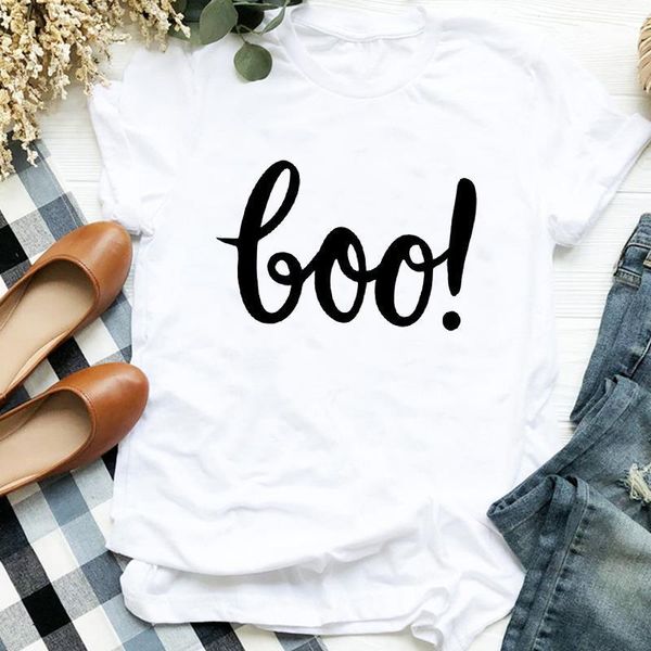 women lady boo letter trend printing autumn fall halloween print tshirt shirt clothes graphic female t tee womens t-shirt, White
women lady boo letter trend printing autumn fall halloween print tshirt shirt clothes graphic female t tee womens t-shirt, White