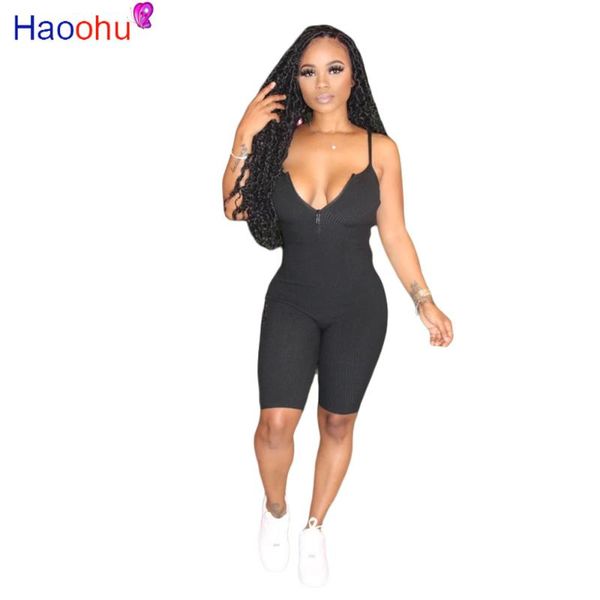 women's jumpsuits & rompers solid bandage playsuit women deep v neck bodycon short jumpsuit 2021 summer sleeveless zipper front one pie, Black;white
women's jumpsuits & rompers solid bandage playsuit women deep v neck bodycon short jumpsuit 2021 summer sleeveless zipper front one pie, Black;white