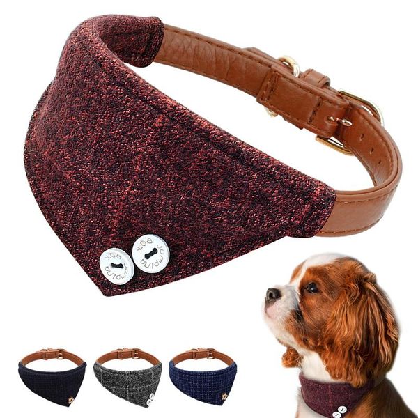 bandana collar for small medium dogs chihuahua adjustable leather puppy cat collar plaid scarf neckerchief dog accesso wmtbeh
bandana collar for small medium dogs chihuahua adjustable leather puppy cat collar plaid scarf neckerchief dog accesso wmtbeh