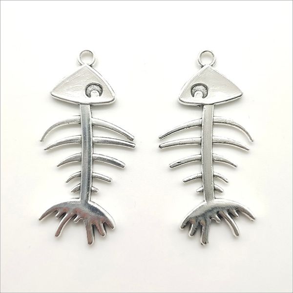 lot 50pcs fish bone skeleton tibetan silver charms pendants for jewelry making earring necklace bracelet key chain accessories 42*20mm, Bronze;silver
lot 50pcs fish bone skeleton tibetan silver charms pendants for jewelry making earring necklace bracelet key chain accessories 42*20mm, Bronze;silver