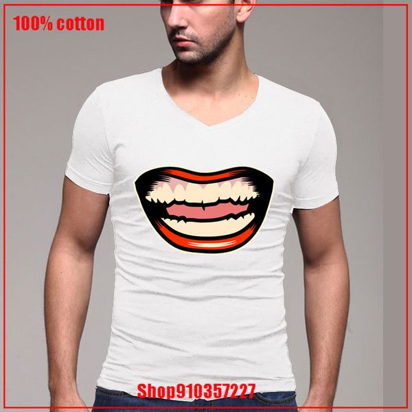 иллюстрация улыбающиеся open mouth v майка оригинальный дизайн tee топы больших размеров мужчин футболки белый рыхлый спорта с капюшоном тол
иллюстрация улыбающиеся open mouth v майка оригинальный дизайн tee топы больших размеров мужчин футболки белый рыхлый спорта с капюшоном тол