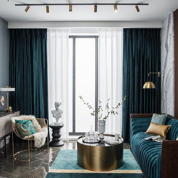 luxury nordic velvet curtains for living dining room bedroom high-end atmosphere thickening shading curtain blackout curtains
luxury nordic velvet curtains for living dining room bedroom high-end atmosphere thickening shading curtain blackout curtains