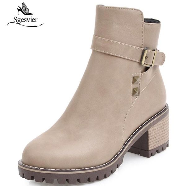 boots sgesvier women ankle zipper design fashion square high heel round toe all match ladies motorcycle size 33-43 ox560, Black
boots sgesvier women ankle zipper design fashion square high heel round toe all match ladies motorcycle size 33-43 ox560, Black