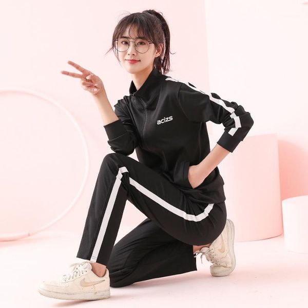 running sets 2021 tracksuit for women set of two pieces suit office lady loose casual female sports plus size tracksuit1, Black;blue
running sets 2021 tracksuit for women set of two pieces suit office lady loose casual female sports plus size tracksuit1, Black;blue