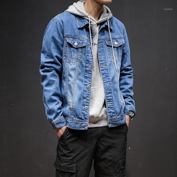men autumn winter jacket casual button solid color vintage denim jacket blouse coat parka men jaqueta masculino1, Black;brown
men autumn winter jacket casual button solid color vintage denim jacket blouse coat parka men jaqueta masculino1, Black;brown