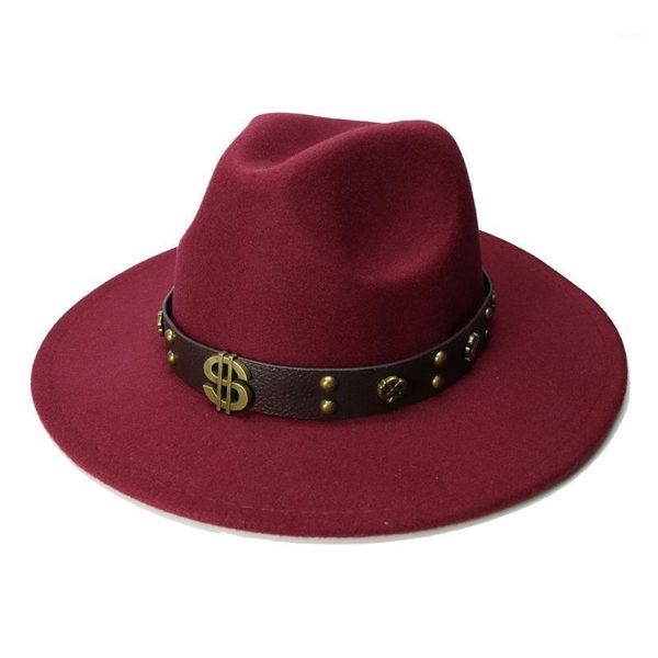 luckylianji retro women men vintage 100% wool wide brim cap fedora panama jazz bowler hat dollar leather band (57cm/adjusted)1, Blue;gray
luckylianji retro women men vintage 100% wool wide brim cap fedora panama jazz bowler hat dollar leather band (57cm/adjusted)1, Blue;gray