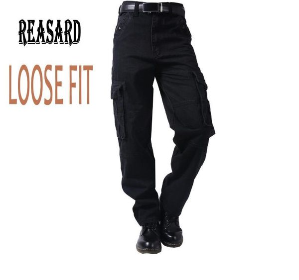 plus size russian style mens cargo jeans with cargo pocket baggy pants denim black realaxed loose straight jeans for men, Blue
plus size russian style mens cargo jeans with cargo pocket baggy pants denim black realaxed loose straight jeans for men, Blue