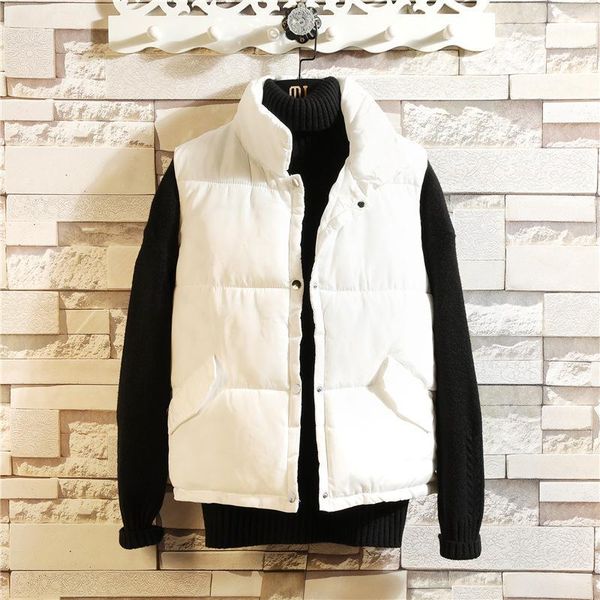 autumn & winter new style cotton vest men's solid color adolescent vest waistcoat coat hooded casual versatile loose-fit1, Black;white
autumn & winter new style cotton vest men's solid color adolescent vest waistcoat coat hooded casual versatile loose-fit1, Black;white