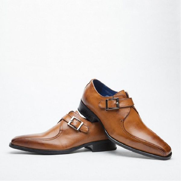 dress shoes fashion high-end design business leather men's single casual buckle wedding wholesale and retail, Black
dress shoes fashion high-end design business leather men's single casual buckle wedding wholesale and retail, Black