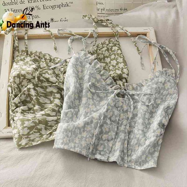 woman tank women vest strap floral print french chic v-neck boho teenagers female short chiffon teedropshipping, White
woman tank women vest strap floral print french chic v-neck boho teenagers female short chiffon teedropshipping, White