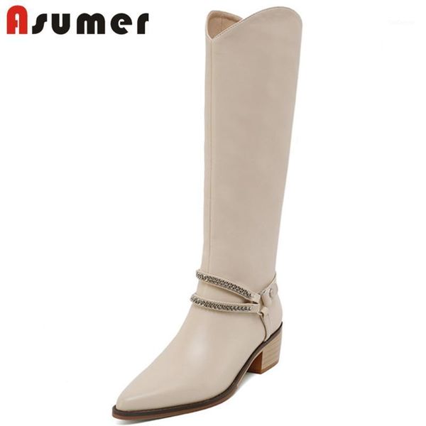 boots asumer 2021 big size 42 est knee high women genuine leather +pu casual shoes zip chain fashion western woman1, Black
boots asumer 2021 big size 42 est knee high women genuine leather +pu casual shoes zip chain fashion western woman1, Black