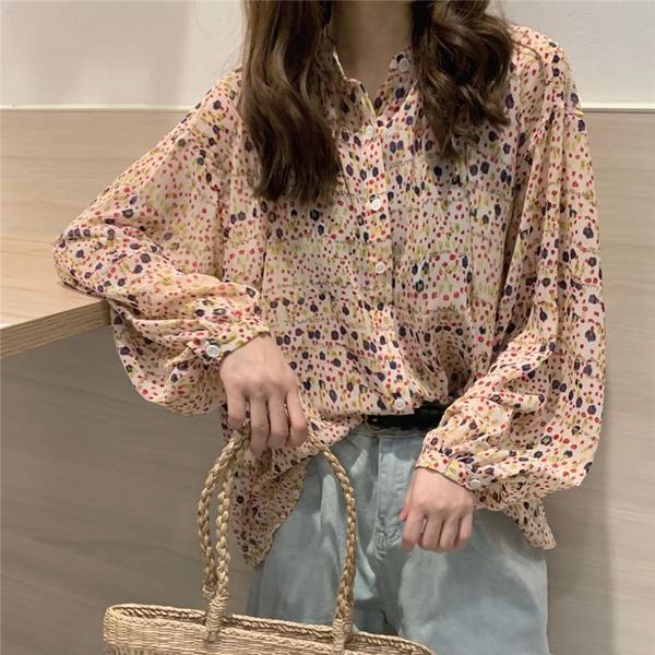 2021 new spring and women's blouses loosened korean printing manga long protection female chiffon shirt (cx8074) 46ik, White
2021 new spring and women's blouses loosened korean printing manga long protection female chiffon shirt (cx8074) 46ik, White