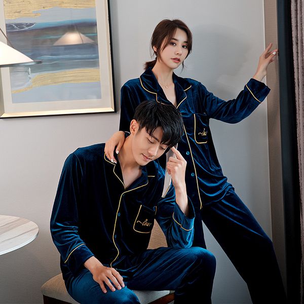 lovers velvet 2pcs pajamas set casual bathrobe nightwear sleep set autumn sleepwear full sleeve homewear soft velour pijamas, Black;red
lovers velvet 2pcs pajamas set casual bathrobe nightwear sleep set autumn sleepwear full sleeve homewear soft velour pijamas, Black;red